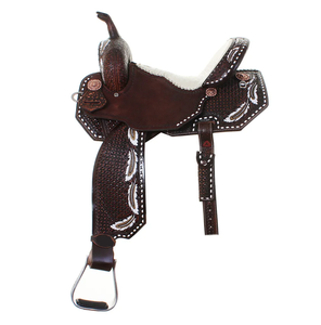 อานม้าคุณภาพระดับมืออาชีพ ออกแบบตามสั่ง แฟชั่นสำหรับแข่งม้าและขี่ม้า พร้อมเบาะหนังที่มั่นคงและปลอดภัยสำหรับม้า - Product Image 1