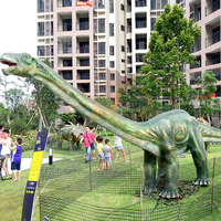 Modèle de dinosaure électrique réaliste Animatronic de centre commercial pour le parc extérieur de Dino
