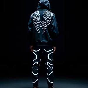 Sweatshirts à capuche pour hommes en coton mélangé personnalisé Sweatshirts Poids lourd Luxe Premium Nouvelle collection d'hiver à la mode Impression personnalisée unie - Product Image 4