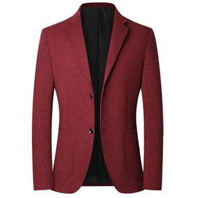 Dernier arrivage OEM de blazers pour hommes avec un look tendance de qualité supérieure avec logo personnalisé blazers de soirée de luxe stylés - Product Image 4