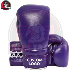 Juegos de Boxeo de Cuero Genuino de Alta Calidad en Color Morado con Diseño Personalizable, Costuras Reforzadas, Servicio OEM/ODM - Product Image 4