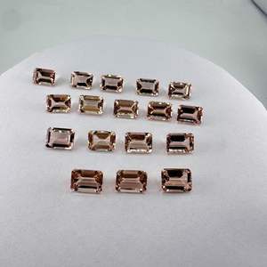 100% naturel et de haute qualité Morganite coussin pierres précieuses lâche 5x7mm à 10x12mm tailles - Product Image 2