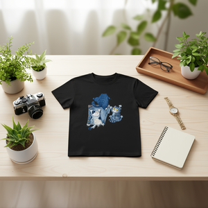 T-Shirt Unisex 100% Cotone 210GSM, Abbigliamento Casual Oversize, Stampa Personalizzata Serigrafica di Rose, Stampa DTG, Disponibile con Trattamenti Termici, Taglia 2XL - Product Image 3