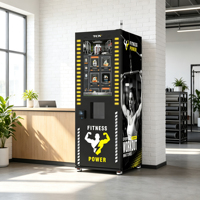 Distributeur automatique de boissons protéinées et de café TCN 24h/24 et 7j/7 pour les salles de sport et les clubs de fitness avec plusieurs ingrédients et nettoyage automatique