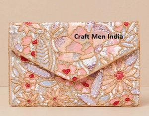 Sacs à rabat brodés fantaisie tendance pour femmes Nouveau style Sacs élégants pour femmes et filles pour les occasions de soirée et les tenues de fête - Product Image 1