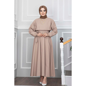 เดรสมิงค์มีเข็มขัดแขนค้างคาว - Product Image 4