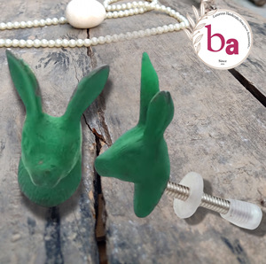 Bravo vert lapin ColourWash meubles en fonte moderne cuisine porte armoire tiroir boutons poignée pour chambre armoire commode - Product Image 2