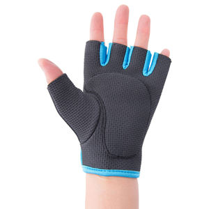 Gants de sport en PU antidérapants et résistants à l'usure, personnalisables en couleur et en taille, pour le sport et l'entraînement en salle de sport, design unisexe à demi-doigts - Product Image 5