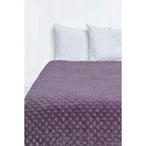 Coperta doppia gemma di perle-viola