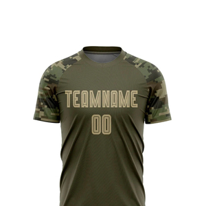 ชุดเสื้อฟุตบอลชายลายพรางแบบซับลิเมชั่น ระบายเหงื่อได้ดี แขนสั้น ทรงสปอร์ต พร้อมชื่อและหมายเลขตามสั่ง - Product Image 5