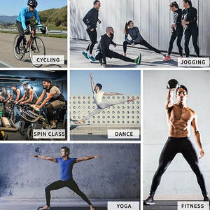 Leggings de fitness taille haute sans couture pour hommes, extensible dans les quatre sens, grande taille avec poches profondes, méthode de tissage tricoté - Product Image 6