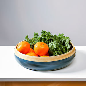 Tazón de Bambú Personalizado Ecológico de Artesanía Vietnamita - Vajilla Duradera para Fiestas con Recubrimiento de Laca - TS2001 - Product Image 4