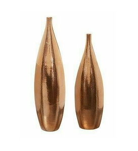 2025 haute qualité en aluminium Pot de fleur décoratif pour la maison Design élégant luxueux Vase à fleurs pour la décoration de salon - Product Image 5