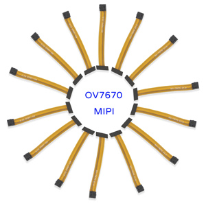 OV7670 lampu rendah 0,3mp 24 Pin MIPI DVP pemindai kode makro modul kamera FF 30FPS WDR sudut lebar pemindai kode batang modul kamera - Product Image 1