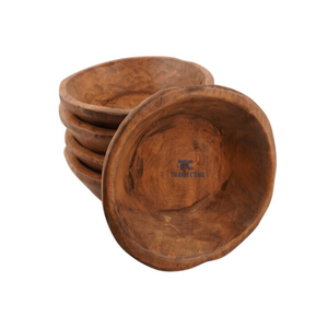 Animaux de ferme en forme de bol à pâte décor bol à pâte en bois décoration de la maison rustique pièce maîtresse prix de gros - Product Image 1