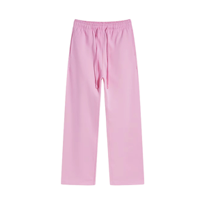 Pantalon de jogging ample décontracté en toile mi-lourde respirante et écologique avec cordon de serrage, taille plus pour homme, lavé - Product Image 1