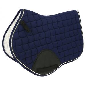 Ensemble de tapis de selle de dressage en sublimation anglaise personnalisée, mousse satinée insonorisée, bonnet pour oreilles pour cheval - Product Image 1