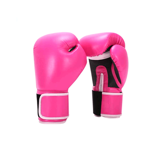 Gants de boxe en gros, respirants, fermeture à lacets, rembourrage double mousse haute densité, cuir véritable, gants d'extérieur - Product Image 1