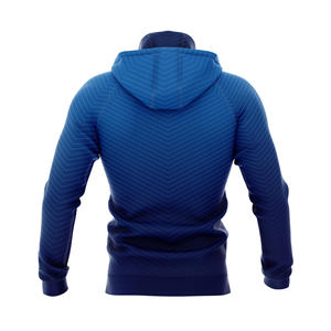 เสื้อสเวตเตอร์สวมหัวลำลองของผู้ชาย OEM เสื้อกันหนาว320 GSM มีฮู้ดสวมใส่สบายลายนูนมีเอกลักษณ์สำหรับฤดูใบไม้ร่วงผ้าโพลีเอสเตอร์/ ผ้าฝ้าย - Product Image 3