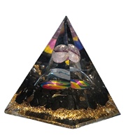 Premium-Qualität Gravierte Nubische Pyramiden-Achat-Kugel Edelstein Orgon Yoga Meditation Heilung Hochzeitsdekoration
