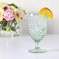 Verres à vin et gobelets à eau vintage de nouvelle conception, soufflés à la main, colorés, 14,2 oz, pour la bière, pour la fête des mères