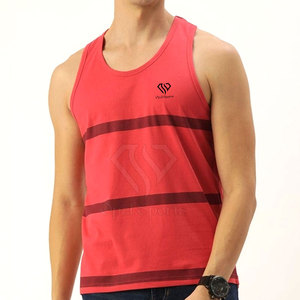 Venta al por mayor de secado rápido transpirable Tank Top para los hombres de punto deportivo sin mangas ropa de entrenamiento - Product Image 1