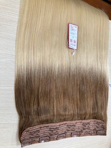 One Piece Volumizer 28 ''Extensions de cheveux brésiliens Remy Virgin Natural Wave 100 grammes/ensemble pour Clip - Product Image 5