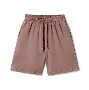 Shorts de sport en coton premium, style urbain, uni, écologique, personnalisable avec impression numérique, service OEM - Product Image 5
