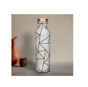 Customized Enamel Printed Copper Water <b>Bottle</b> <b>Vintage</b> Look Handmade Pure Copper Water <b>Bottle</b> Jar With Amazing Quality - Product Image 2