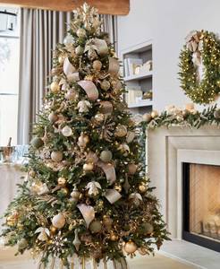 Árbol de Navidad Artificial de Abeto de Lujo con Base Metálica, Realista y Verde, para Decoración Interior - Product Image 4