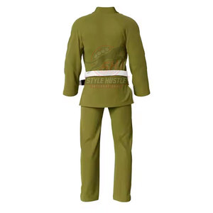 ชุดยิวยิตสูสีพื้นเรียบสำหรับผู้ชาย พร้อมโลโก้สั่งทำ ชุดศิลปะการต่อสู้ คิโมโน ชุดยิวยิตสู - Product Image 4
