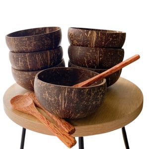 ชามมะพร้าวธรรมชาติสำหรับเทียนเฟอร์นิเจอร์งานฝีมือเป็นมิตรต่อสิ่งแวดล้อมผลิตในเวียดนาม - Product Image 1