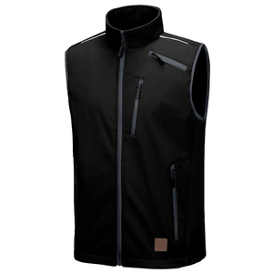 OEM Men Wholesale Waistcoat Lined Winter Soft Padded Sleeveless Vest - Product Image 4