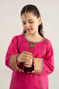 Verano niños Shalwar Kameez hecho a mano tradicional elegante cómodo desgaste de fiesta Casual traje diario - Product Image 3