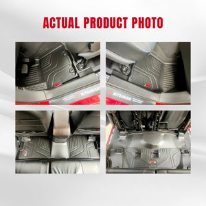 แผ่นรองกันซึมสำหรับรถยนต์มิตซูบิชิแซนเดอร์3D เสื่อปูพื้นรถยนต์4ชิ้นกันลื่นบำรุงรักษาง่าย - Product Image 6