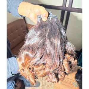 Prix de gros 30 pouces Wave Bundle Raw Human Remy Hair Extensions Tressage Temple Cheveux Indiens En Vrac 8 Pouces Étiré Femmes - Product Image 2