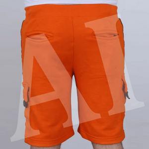 Pantalones cortos deportivos para hombre con logotipo personalizado de alta calidad 100% algodón multibolsillo de lana de peso pesado Color sólido Nuevo diseño - Product Image 2