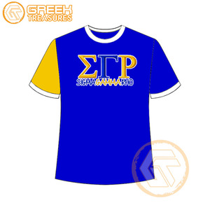 Vente en gros de t-shirt Sigma Gamma Rho pour femmes vêtements de sororité jersey de coton t-shirt respirant de haute qualité vêtements grecs pour femmes - Product Image 1