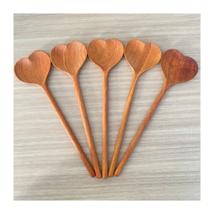 Cuchara de madera de mango largo natural-Cuchara de madera Premium para té de hierbas, leche, jugo, gelatina-Ideal para pedidos a granel - Product Image 6