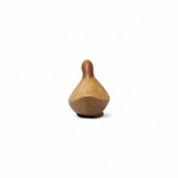 Figurine de canard en racine de bambou écologique, personnalisable en couleur et taille, sculptée et peinte, style européen minimaliste, décoration intérieure, vente en gros