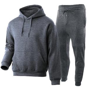 Women's Breathable Plain Dyed 100% Cotton Midweight Sweatshirt & Tracksuit <b>Set</b>-Winter Sportswear - Product Image 3