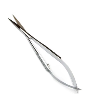 Ciseaux à ressort pour cuticules et sourcils Ciseaux à cuticules à ressort en acier inoxydable colorés pour les travaux de beauté et de manucure - Product Image 1