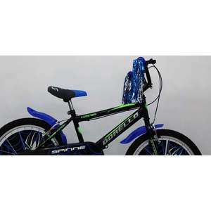 Vélo pour enfants Dorello modèle 2050 noir, jantes en titane de 24 pouces, fourche en acier 9 vitesses, cadre entièrement amorti, frein à câble pour enfants de 7 à 8 ans - Product Image 1