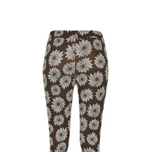 Pantalones de yoga con estampado elástico de 4 vías, elegantes mallas de cintura alta personalizadas para mujer, pantalones deportivos transpirables - Product Image 4