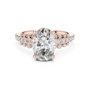 2.0ct Brilliant Cut Moissanite <b>Solitaire</b> <b>Ring</b> 925 Sterling <b>Silver</b> Rhodium Plated Halo Bridal Engagement Wedding Anniversary Fine - Product Image 1