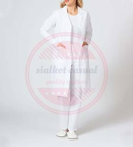 Uniforme d'hôpital professionnel médecin porter blouse de laboratoire médical coton polyester femmes manteaux de laboratoire - Product Image 2