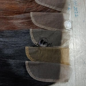 Extensiones de Cabello Humano Virgen Remy Grado 10A, Sin Químicos, Doble Trama a Máquina, para Pelucas, Estilo Liso Sedoso y Ondulado - Product Image 5