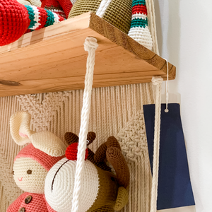 Étagère suspendue en bois faite à la main JNC, directement de l'usine, pour la décoration de la maison - Product Image 6