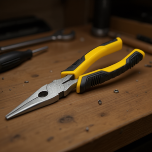 Jeu de pinces à bec long forgées Stanley Controlgrip de 12 pièces avec poignée en plastique souple pour diverses tâches - Product Image 3