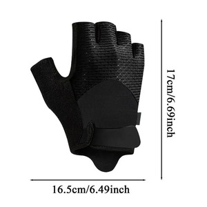 Guantes de ciclismo Medio dedo Levantamiento de pesas Entrenamiento Guantes de gimnasio Entrenamiento Deportes Guantes transpirables de medio dedo - Product Image 6